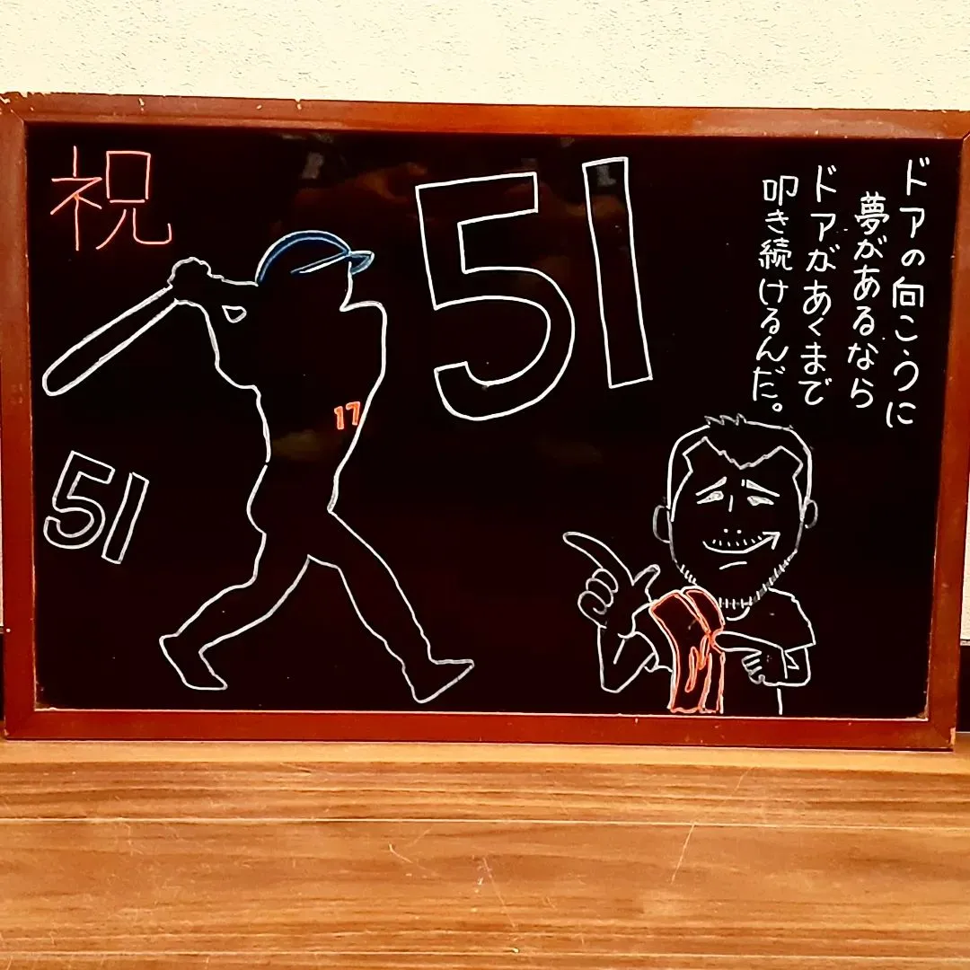 【長住】大谷翔平選手　『51.51』おめでとう🎉ございます。