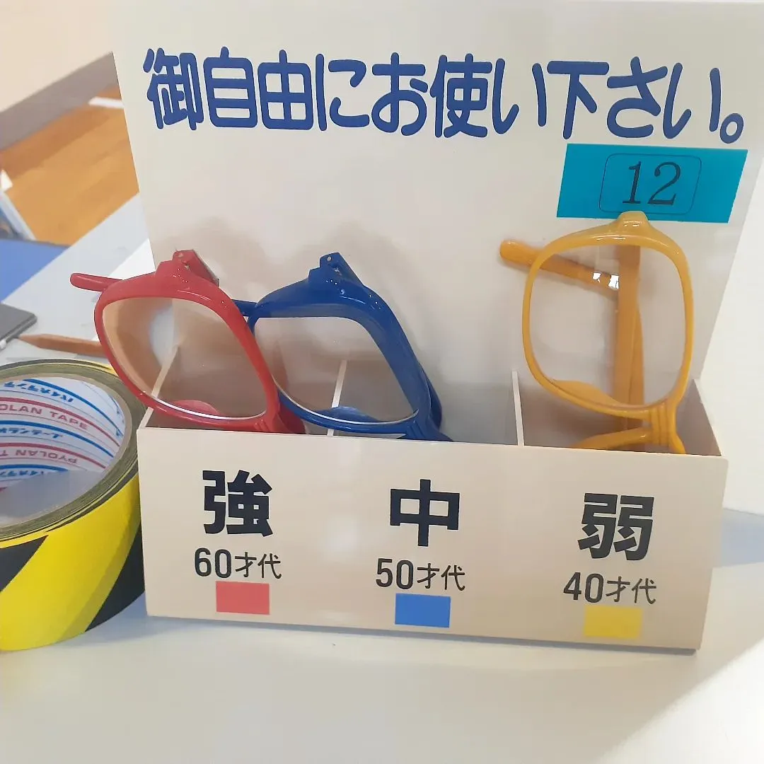 【長住】選挙に行ったら置いてある眼鏡🤓　『強中弱』だけで「6...