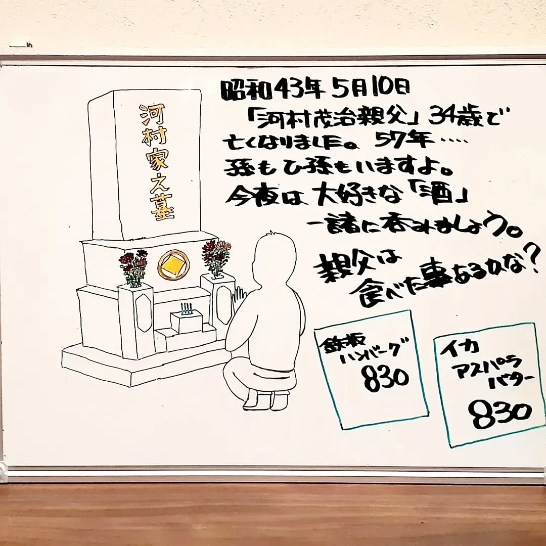 【長住】昭和43年5月10日 茂治親父が亡くなって 今日で5...