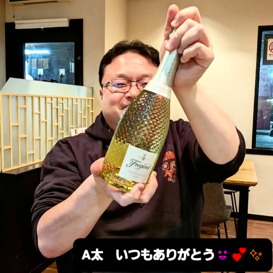 【長住】昨夜は　愉快な仲間たちから誕生祝してもらいました。