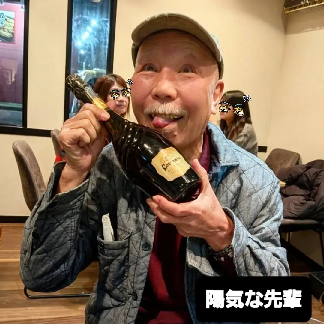 【長住】昨夜は　愉快な仲間たちから誕生祝してもらいました。