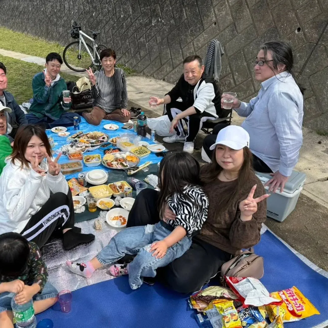 【長住】昨日は長住に移転して初めての「お花見」を野間大池公園...